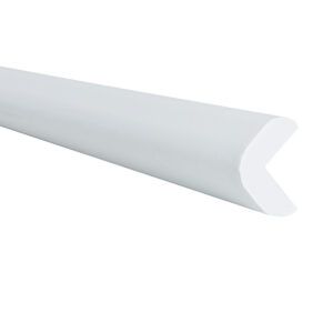 MORION — MORION Protection contre les chocs, forme angulaire, protection des bords 30/30 mm, blanc uni, autocollant, longueur : 1000 mm